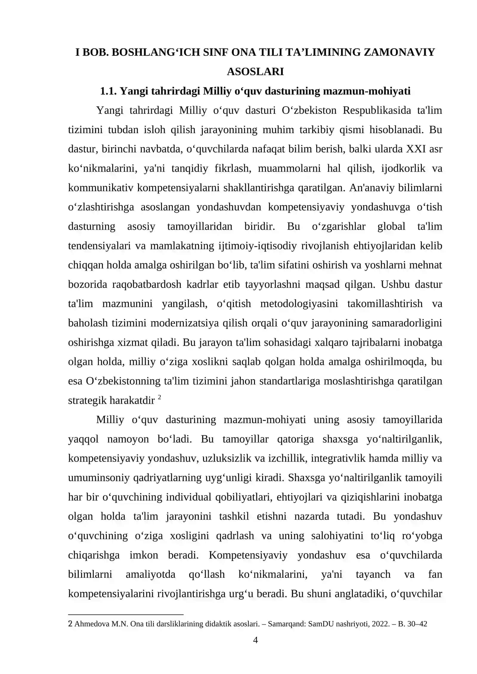1-sinf 1-qism ona tili darsligining tuzilishi va mazmuni 4
