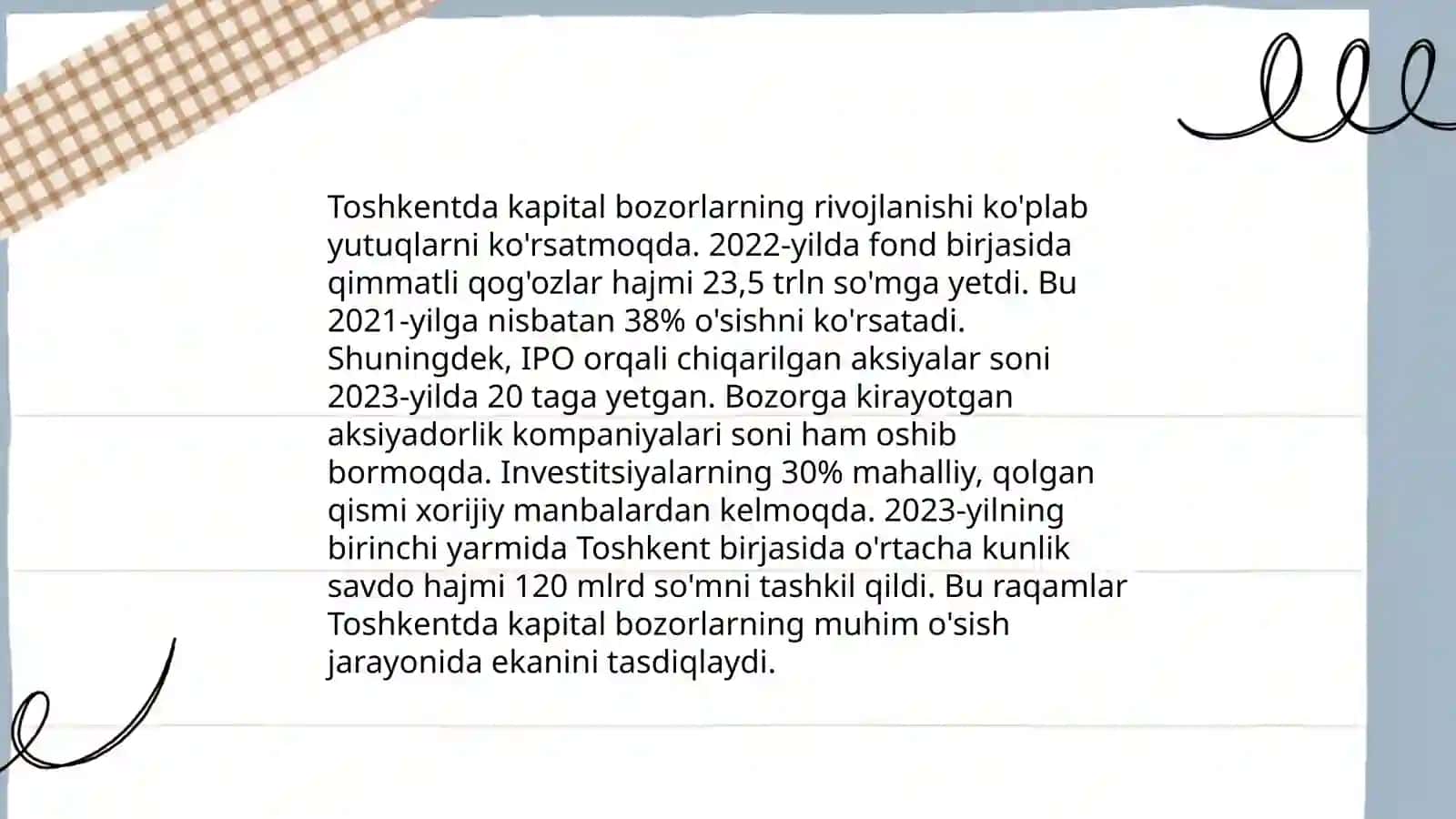 Kapital bozorlar va uning turlari 4