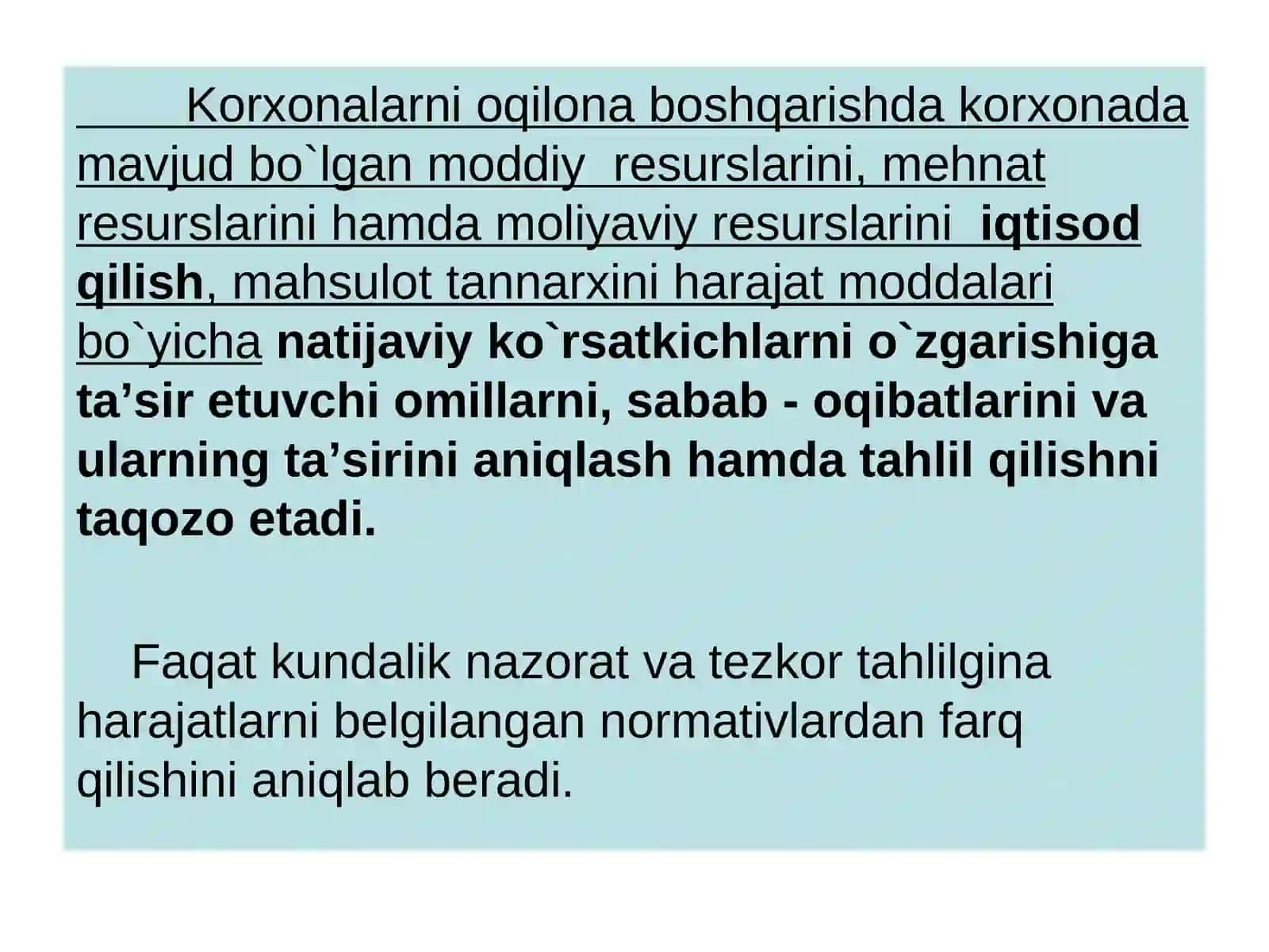Iqtisodiy tahlilning predmeti, vazifalari va mazmuni 4