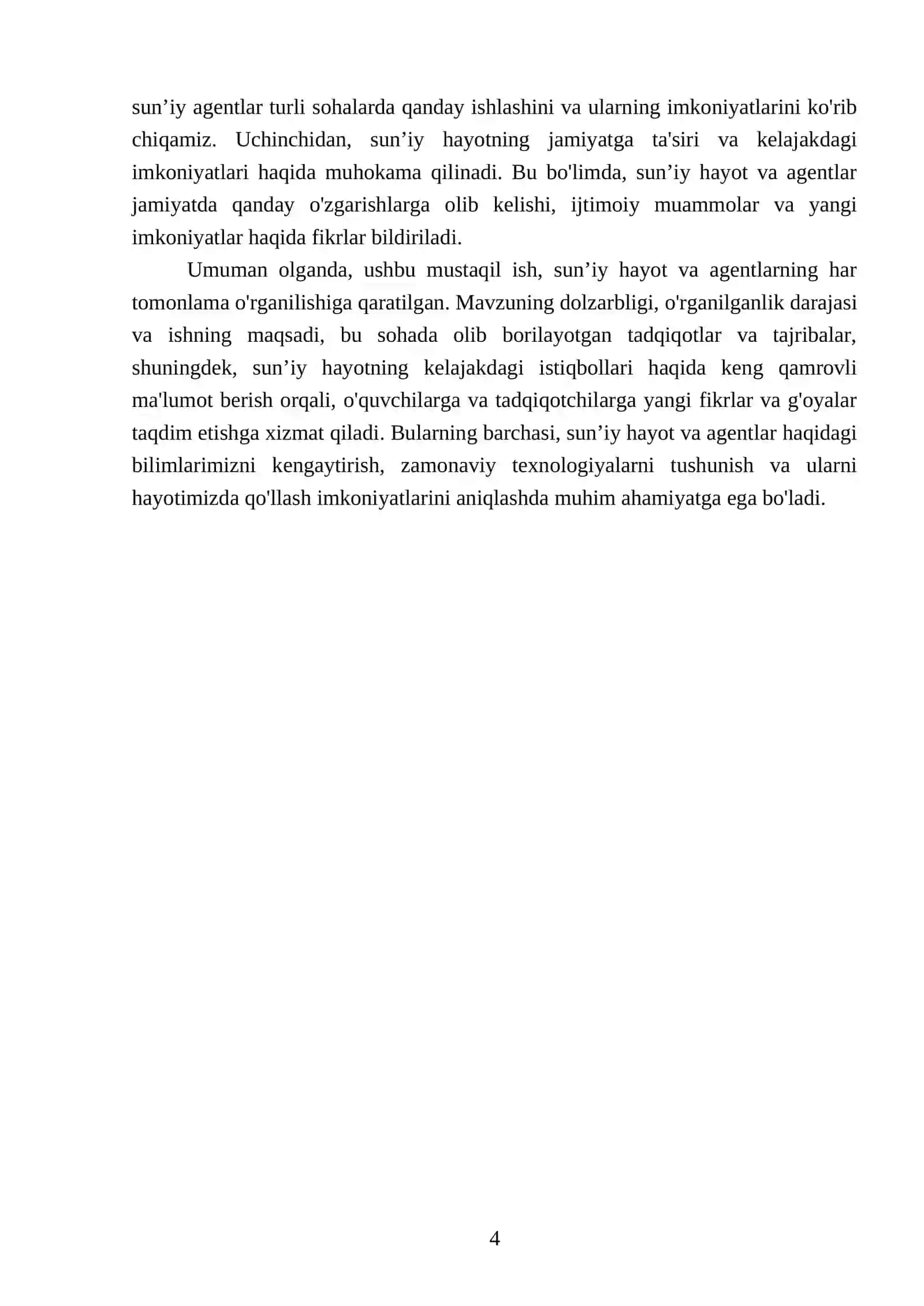 Sunʼiy hayot va agentlar 4