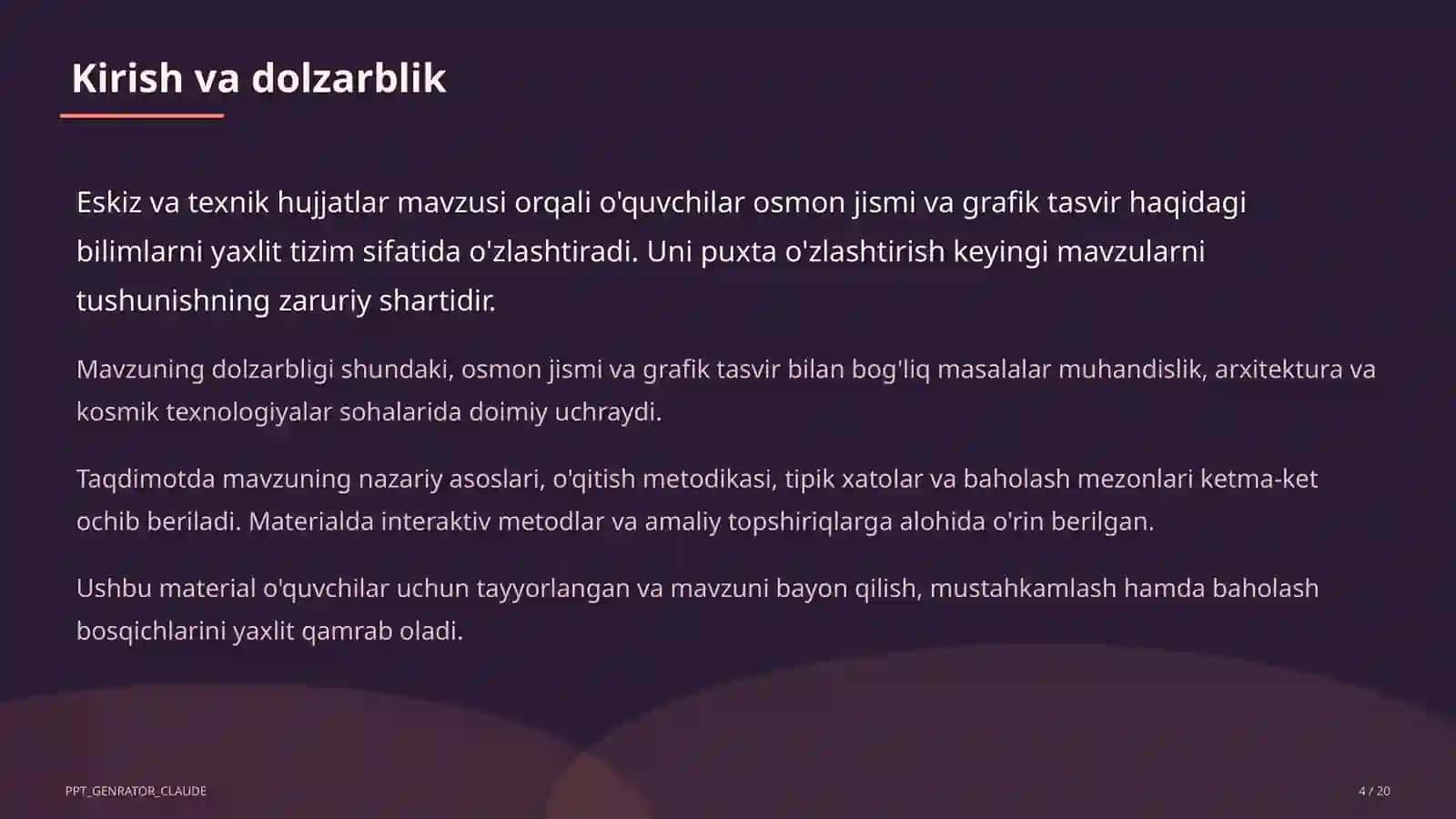 Eskiz va texnik hujjatlar (9-sinf) 4