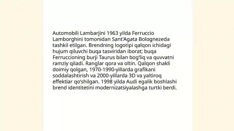 Lambarjini 4