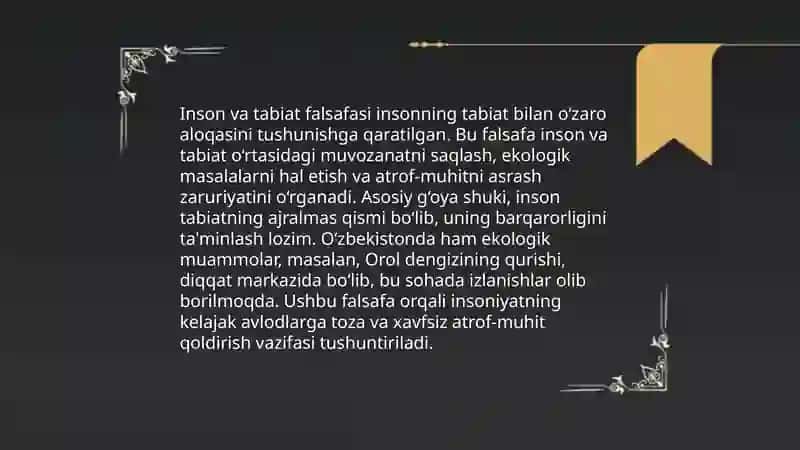 Inson falsafasi 4