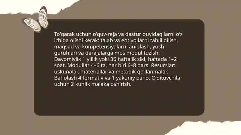 Texnologiya darslarida toʻgaraklarni tashkil etish 4
