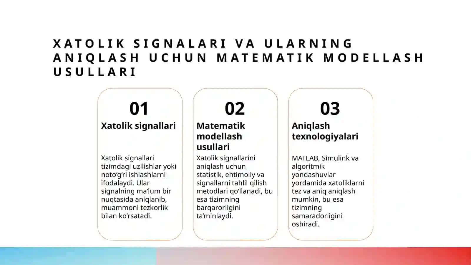 ABTDA CHIQISH VA XATOLIK SIGNALLARINING MATEMATIK MAZMUNI 4