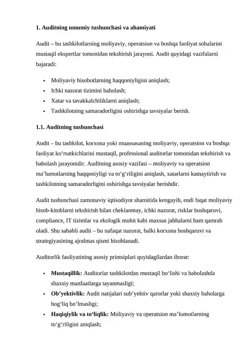 AUDITNING MAXSUS JABHALARI 4