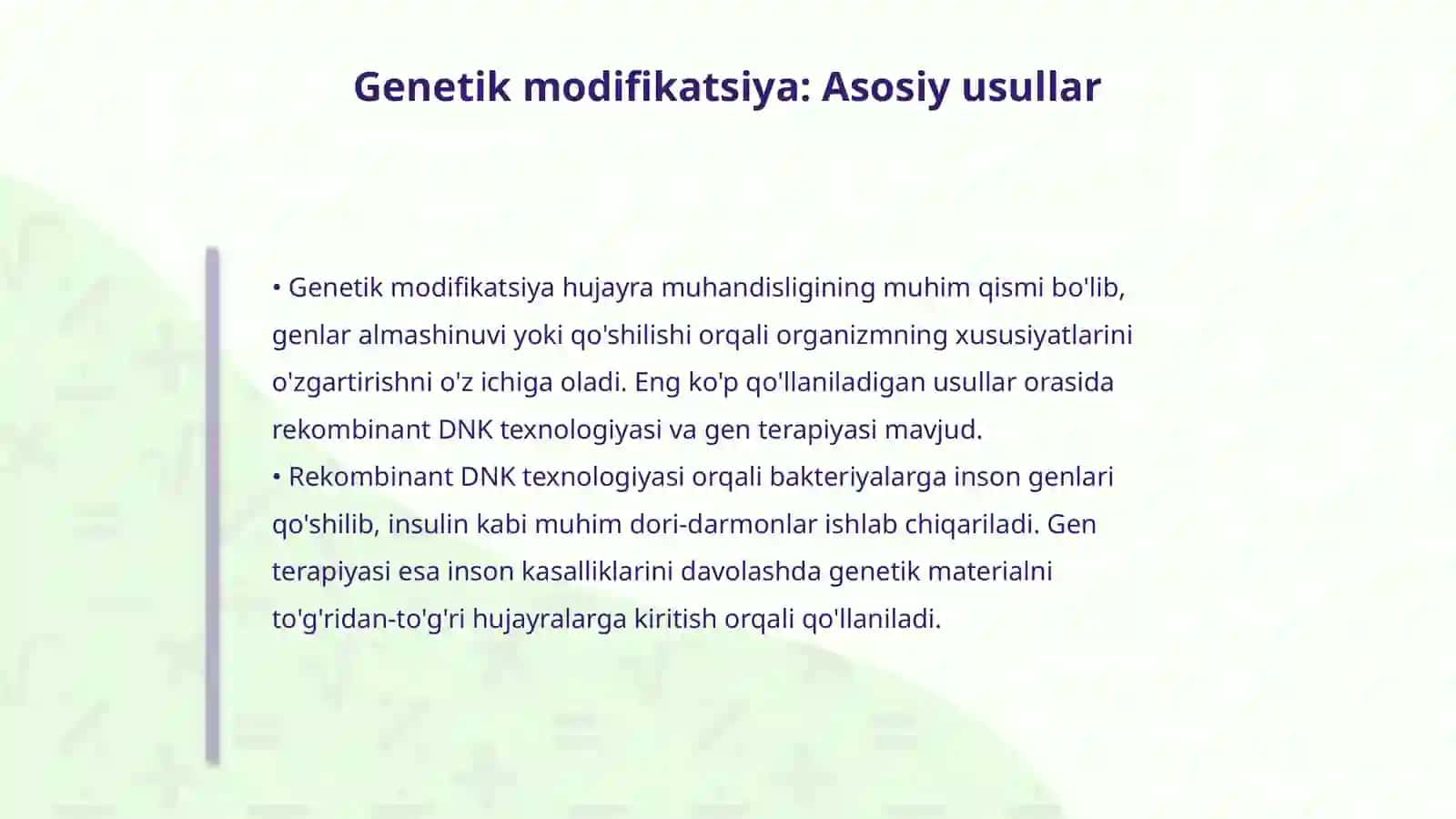 Hujayra muhandisligini qôllanishi 4