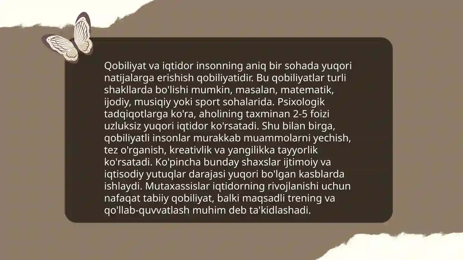 Qobiliyat 4