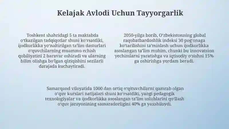 XXI Asr Ko'nikmalari 4