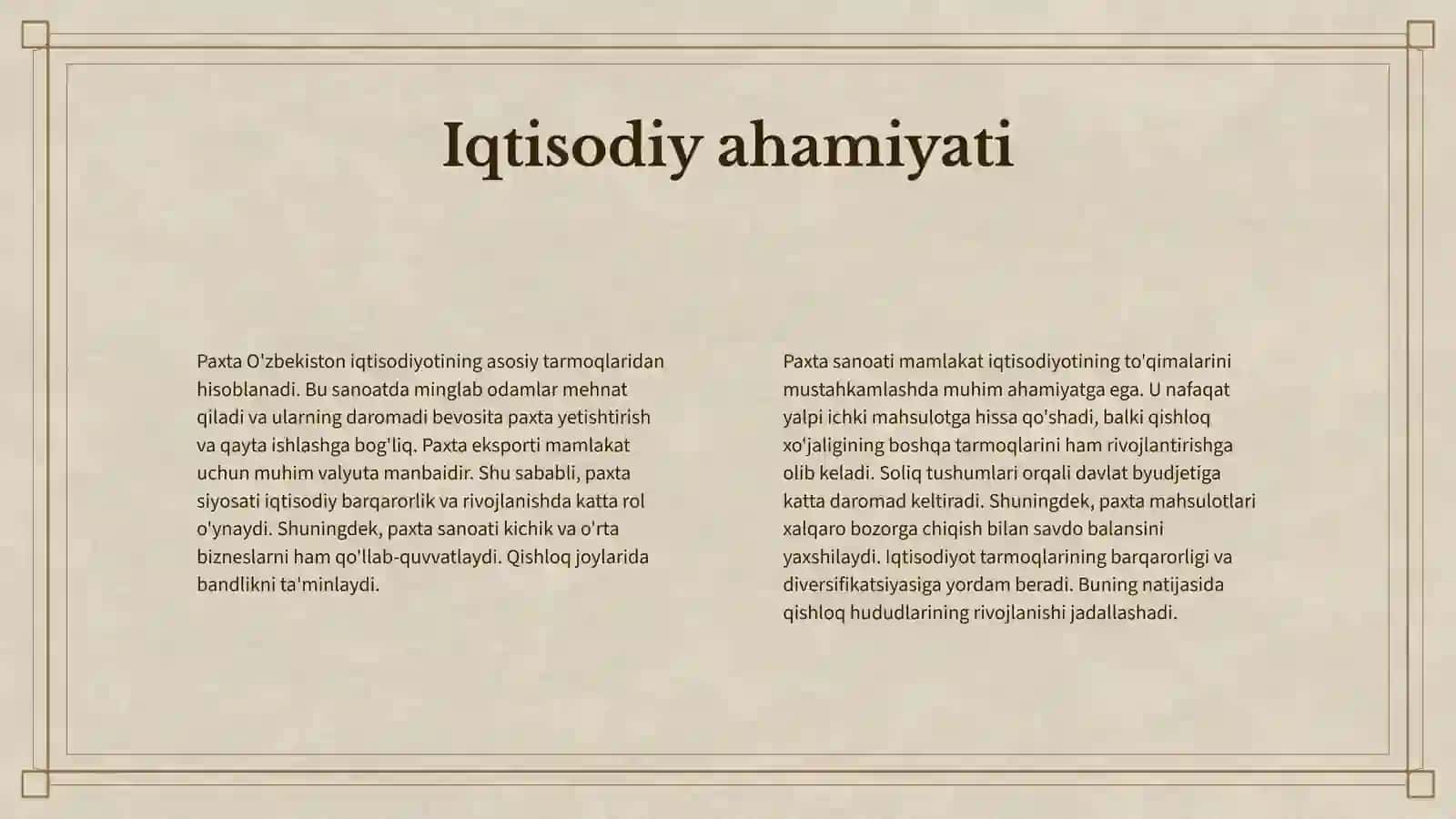 Paxta siyosati 4
