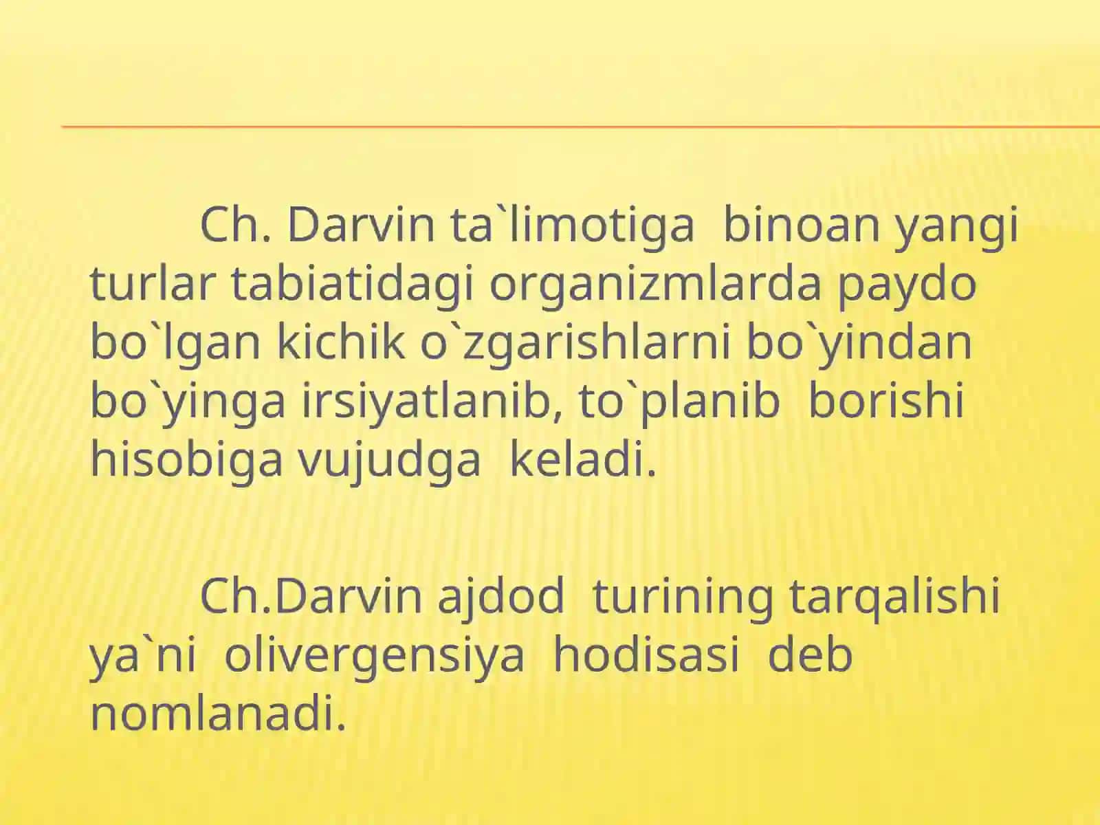 Tur evolutsiyasining asosiy bosqichlari 4