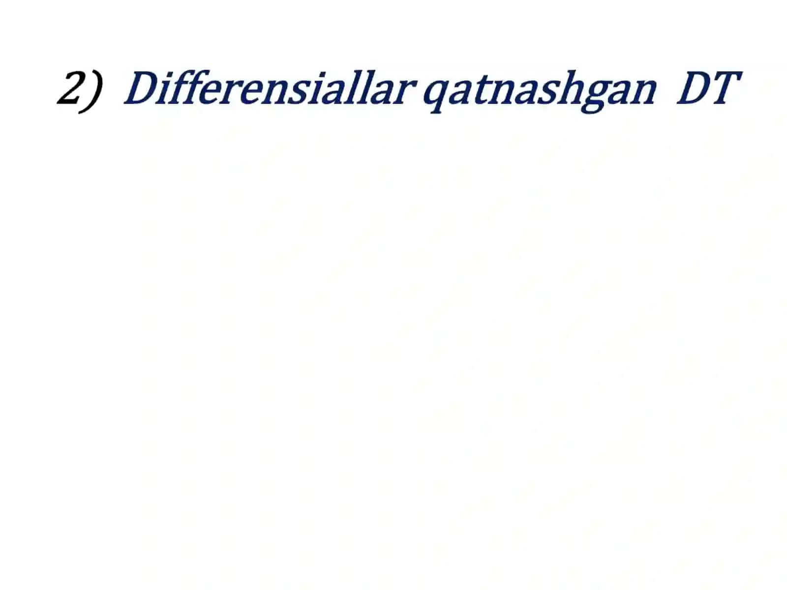 2-2A Amaliy mashg’ulot. Differensial tenglamalarni yechish 4