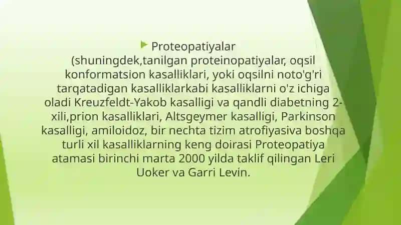 Irsiy proteinopatiyalar 4