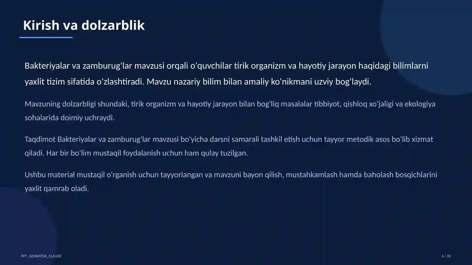 Bakteriyalar va zamburug'lar (6-sinf) 4