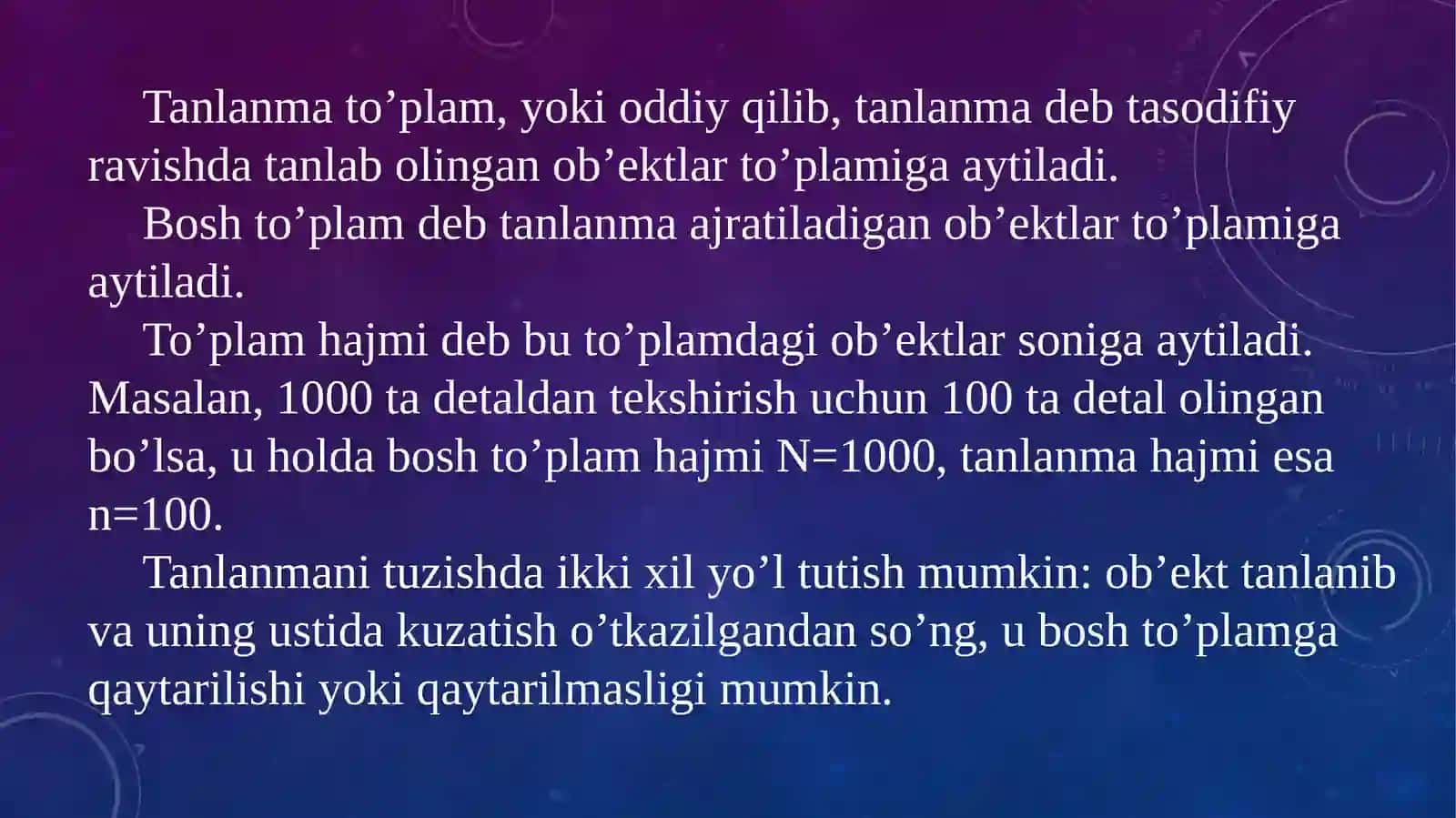 Matematik Statistika Elementlari 4