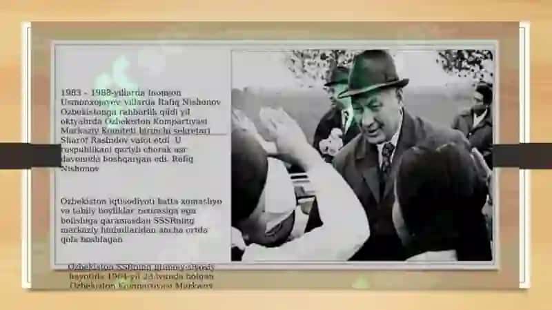 Oʻzbekistonda 80-90 yillardagi ijtimoiy-siyosiy vaziyat: paxta yakka hokimligi va qatagʻonliklar. 4