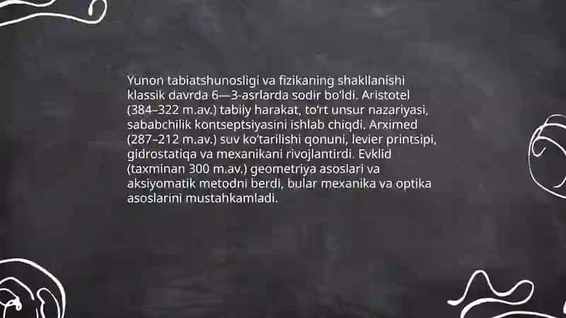 Fizika fani taraqqiyoti tarixida 4
