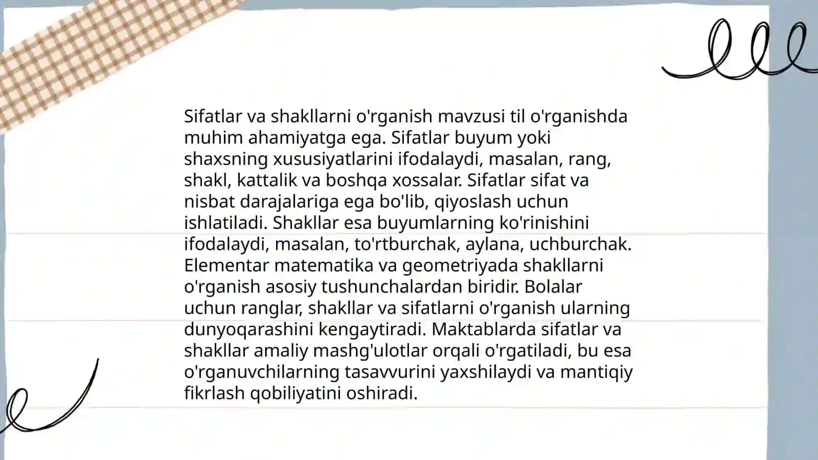 Boshlang'ich sinf matematika darslik, sings and tashqari ishni tashkil etish 4