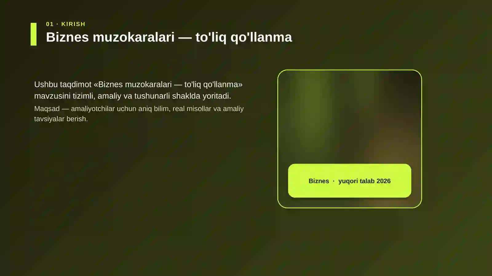 Biznes muzokaralari — to'liq qo'llanma 4