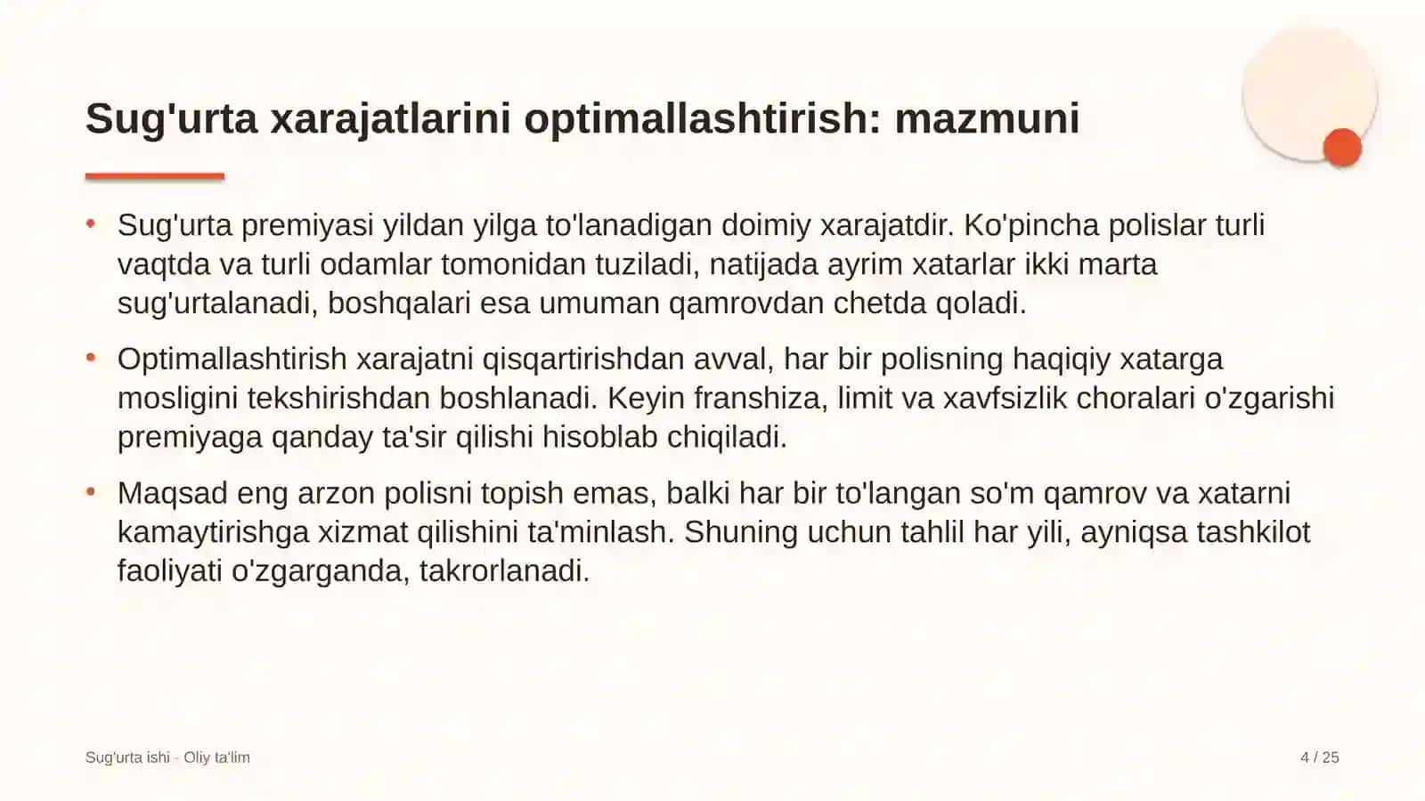 xorijiy universitetlar filiallarida sug'urta xarajatlarini optimallashtirish 8890 4