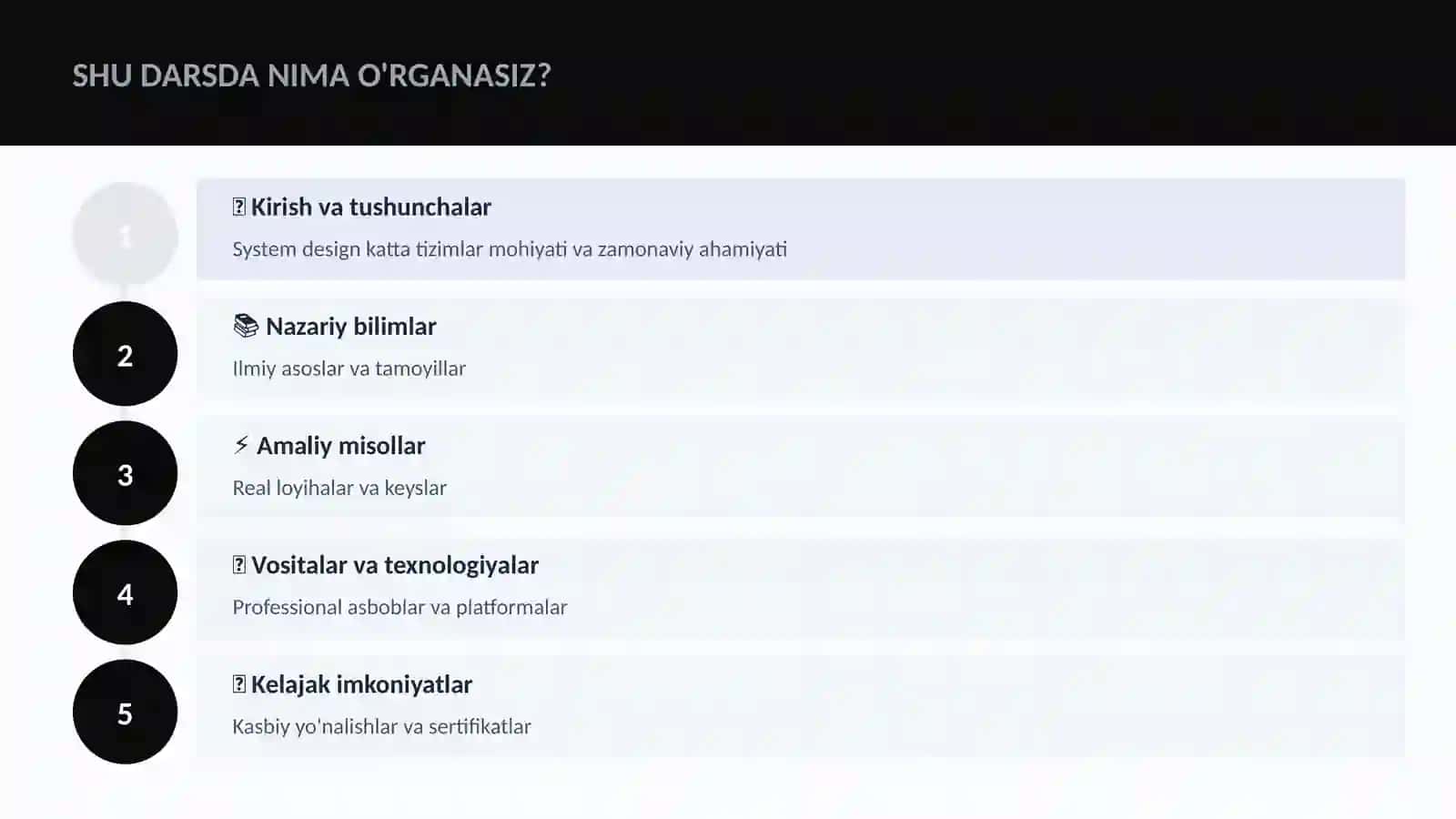System design katta tizimlar 4