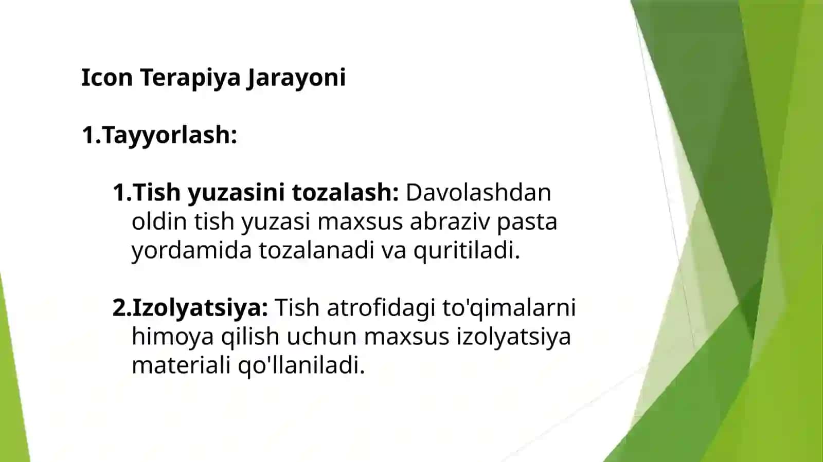 NOKARIES KASALLIKLARNI ZAMONAVIY DAVOLASH USULLARI 4