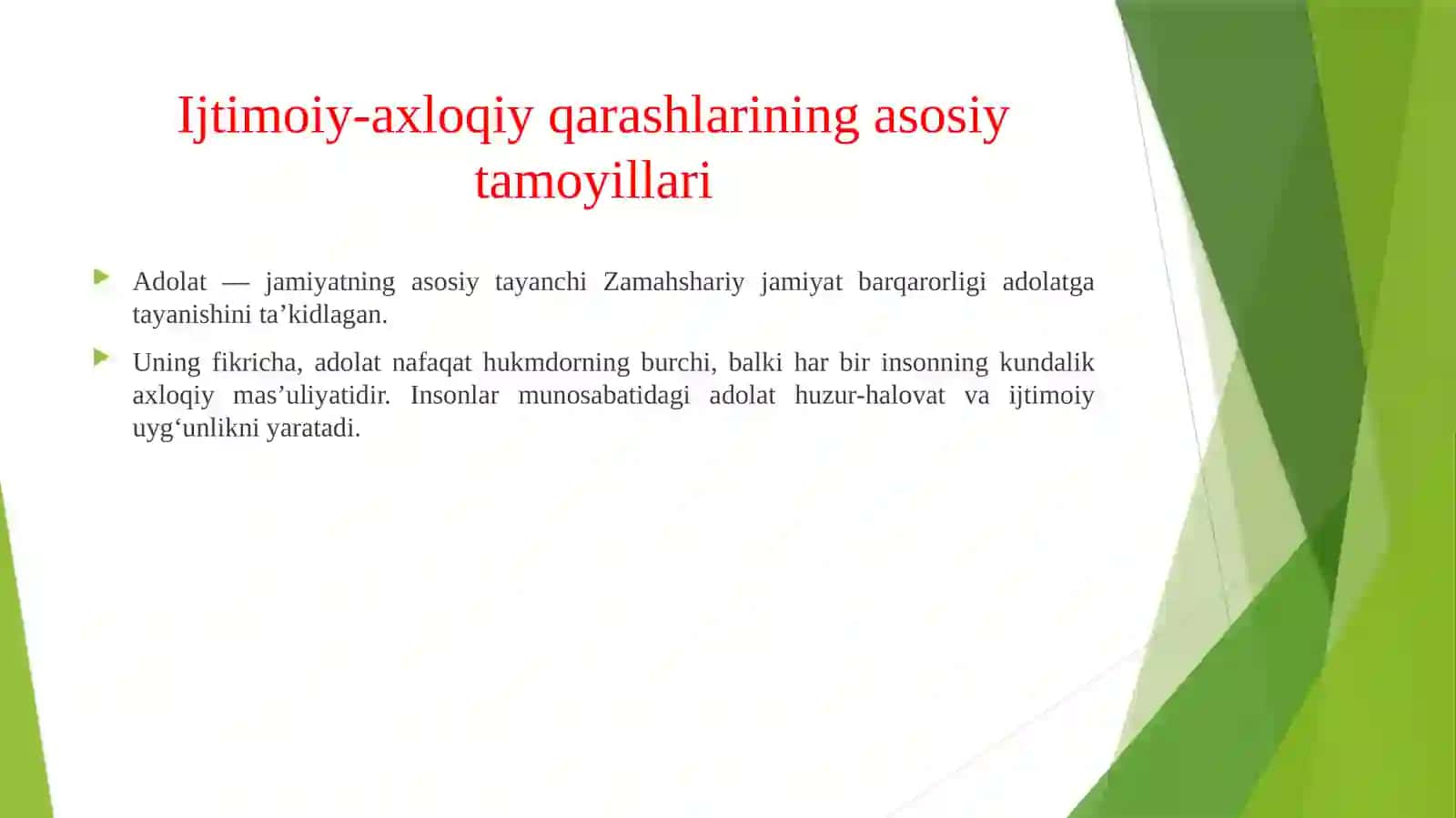 Mahmud az-Zamahshariyning ijtimoiyi-axloqiy va komil inson haqidagi qarashlari 4