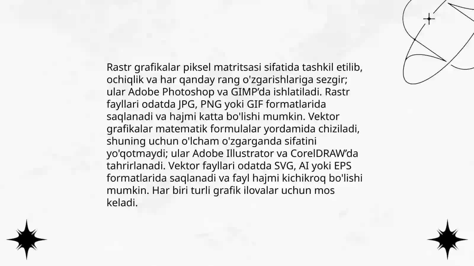 Grafik axborotlarni kodlash usullari 4