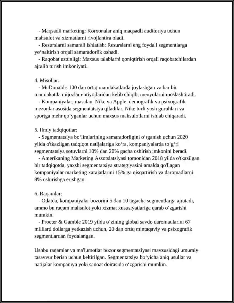 MARKETING STRATEGIYASI 4