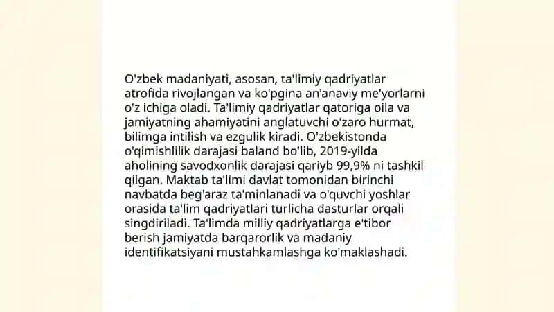 Ta'limiy qadriyatlar 4