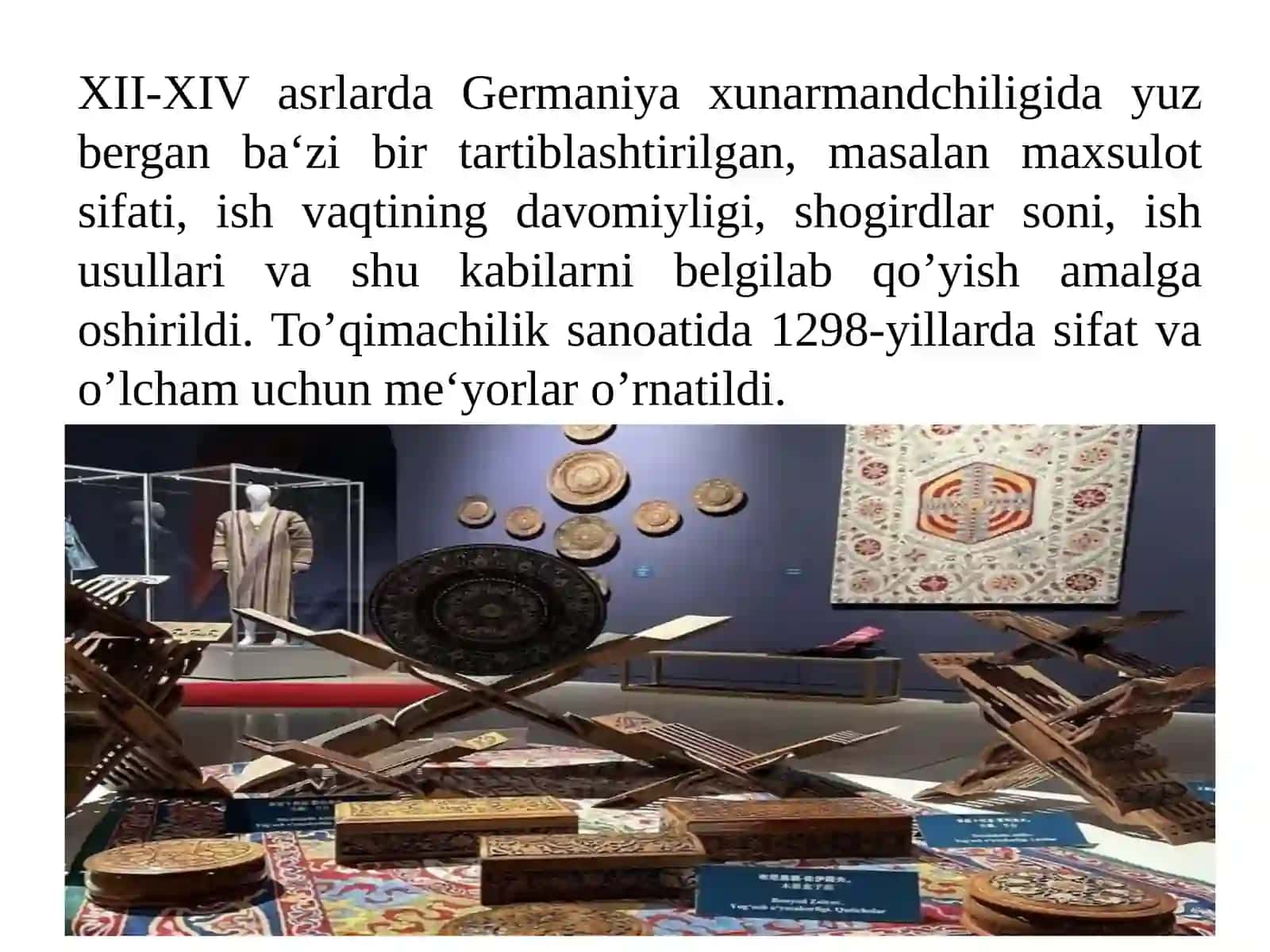 Standartlashtirishning rivojlanishi O‘zbekistonda 4