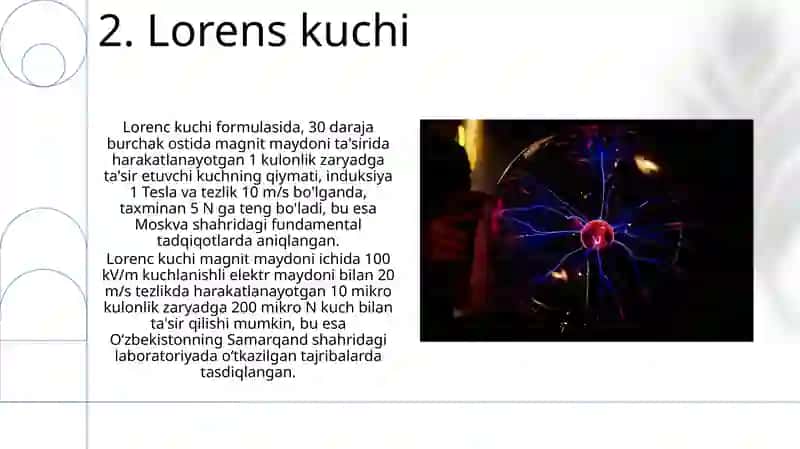 Elektr Ta'minoti Bo'limi Magnit Maydoni 4