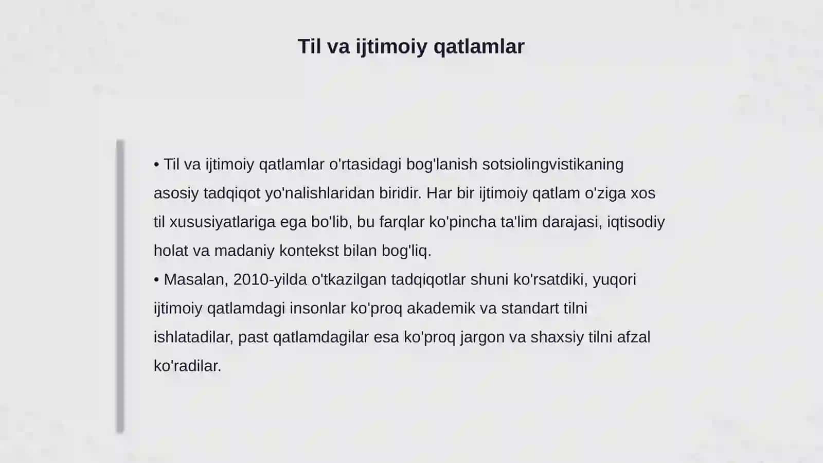 Sotsiolingvistika va uning mohiyati 4