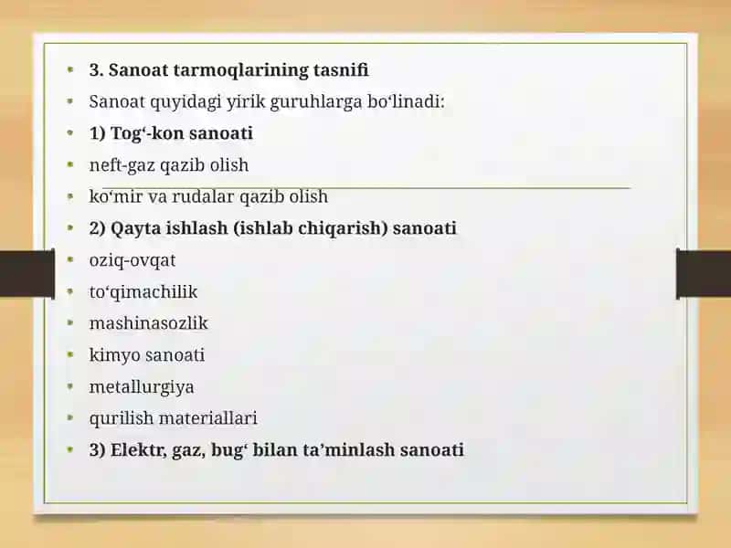 Sanoattarmoqlarining statistik tahlili 4