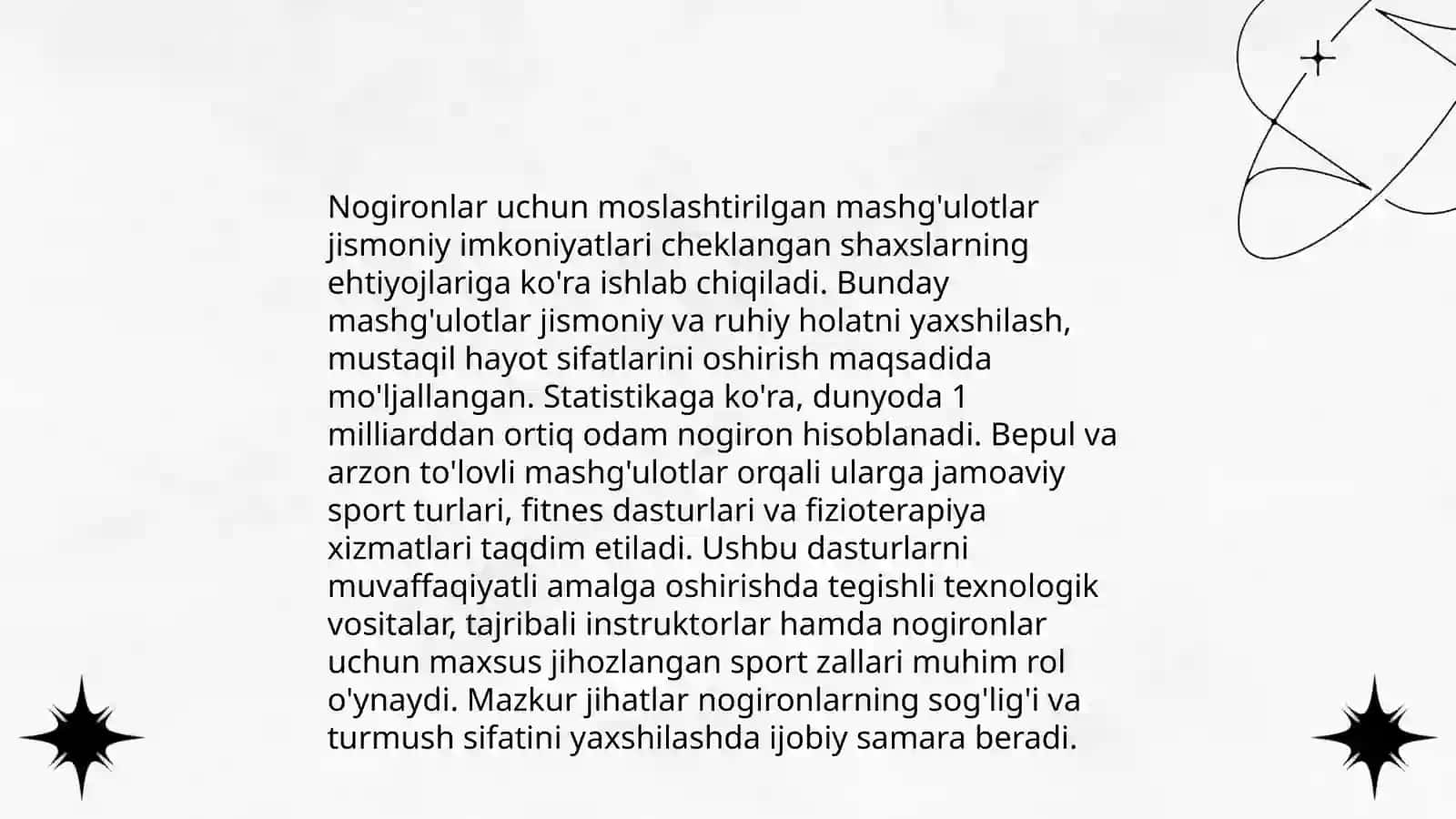 Ataptiv jismoniy tarbiya va nogironligi bo‘lgan shaxslarning ijtimoiy haq huquqlari 4