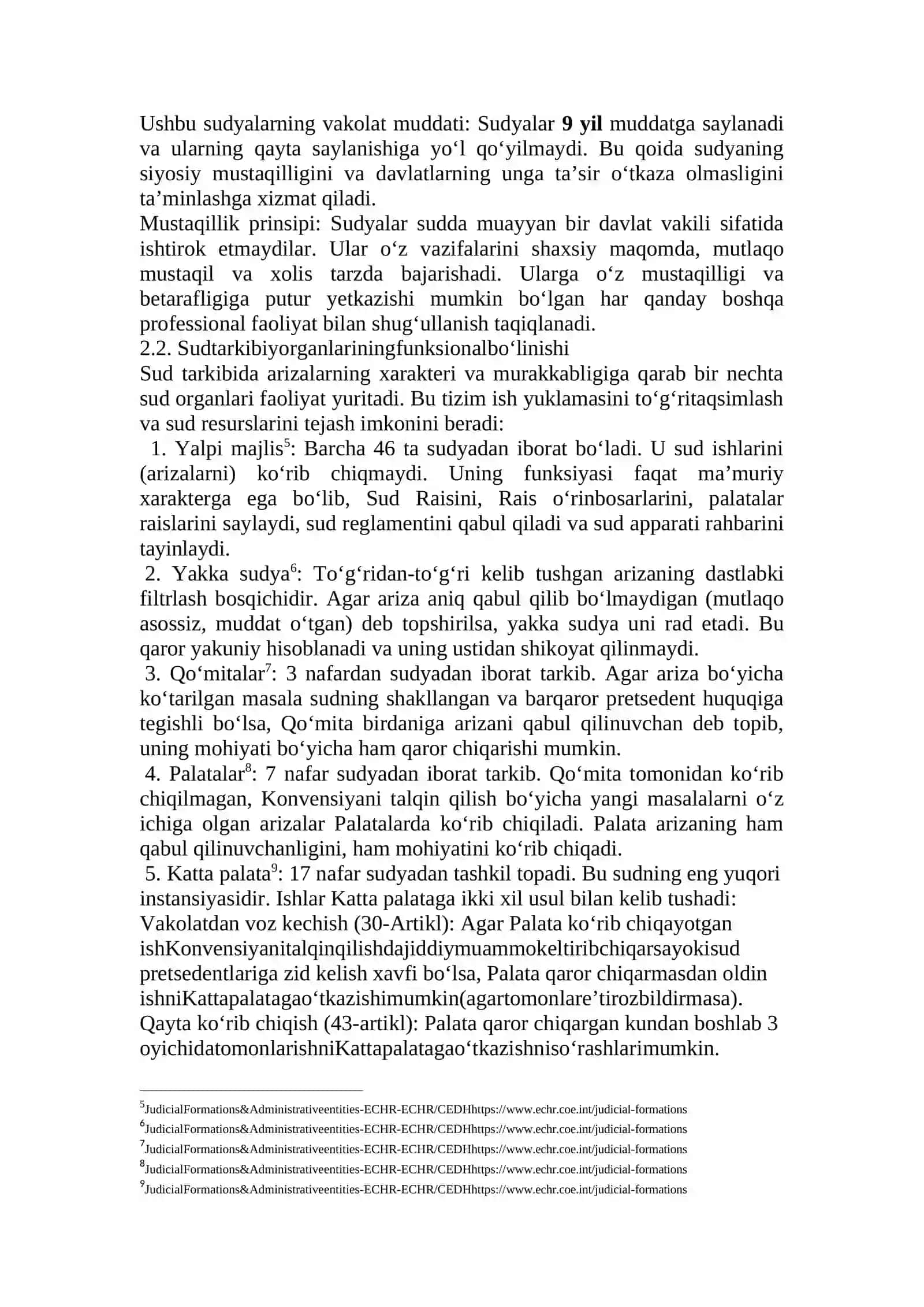 INSONHUQULARINI HIMOYA QILISH BO’YICHA YEVROPA SUDI FAOLIYATI 4