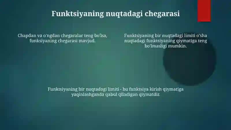 Funksiya limiti 4