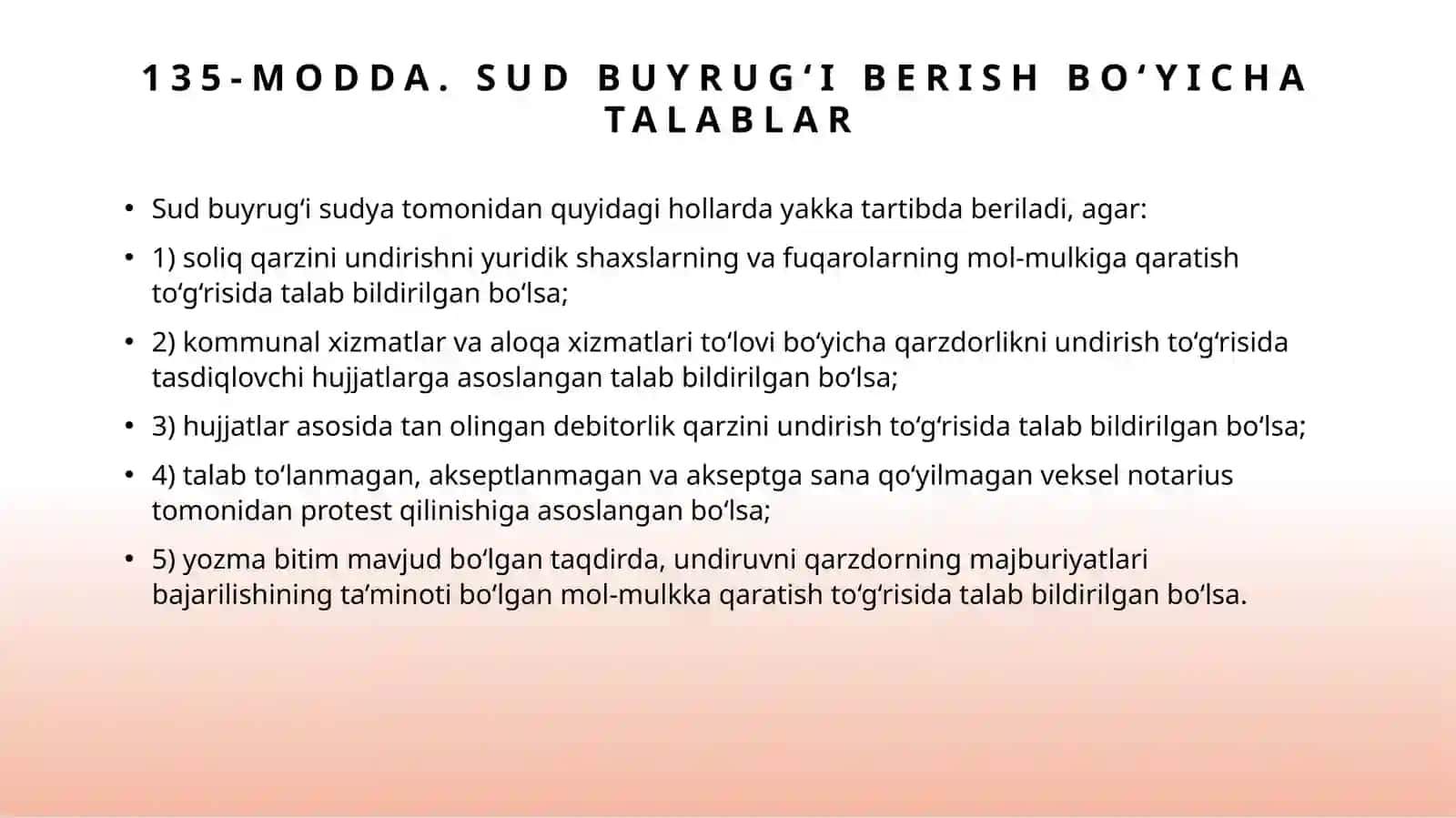 Buyruq tartibida ish yuritish. Soddalashtirilgan tartibda ish yuritish 4