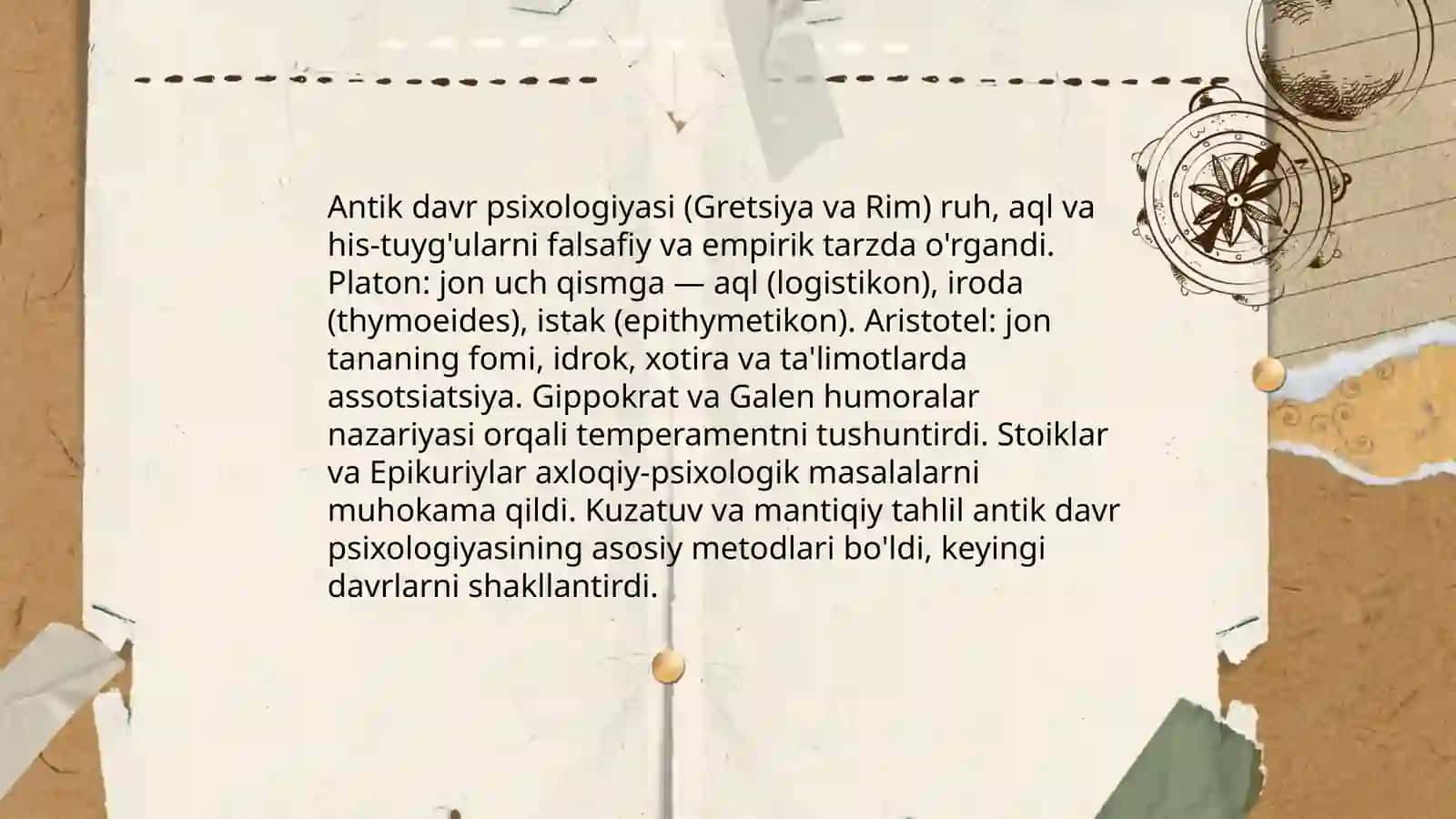 Psixologiya fanining taraqqiyot bosqichlari 4