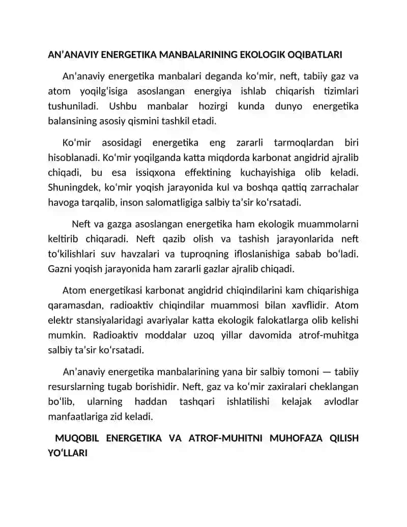 ENERGETIKANING ATROF-MUHITGA TA’SIRI 4