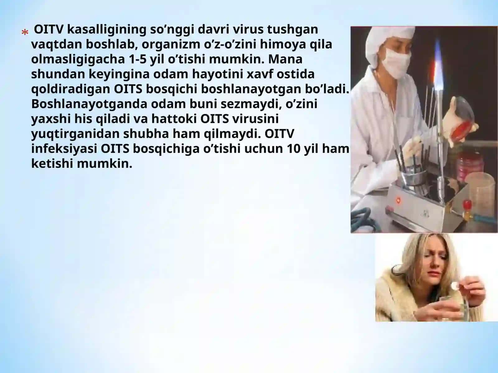 Orttirilgan Immunitet Tanqisligi Sindromi (OITS) 4