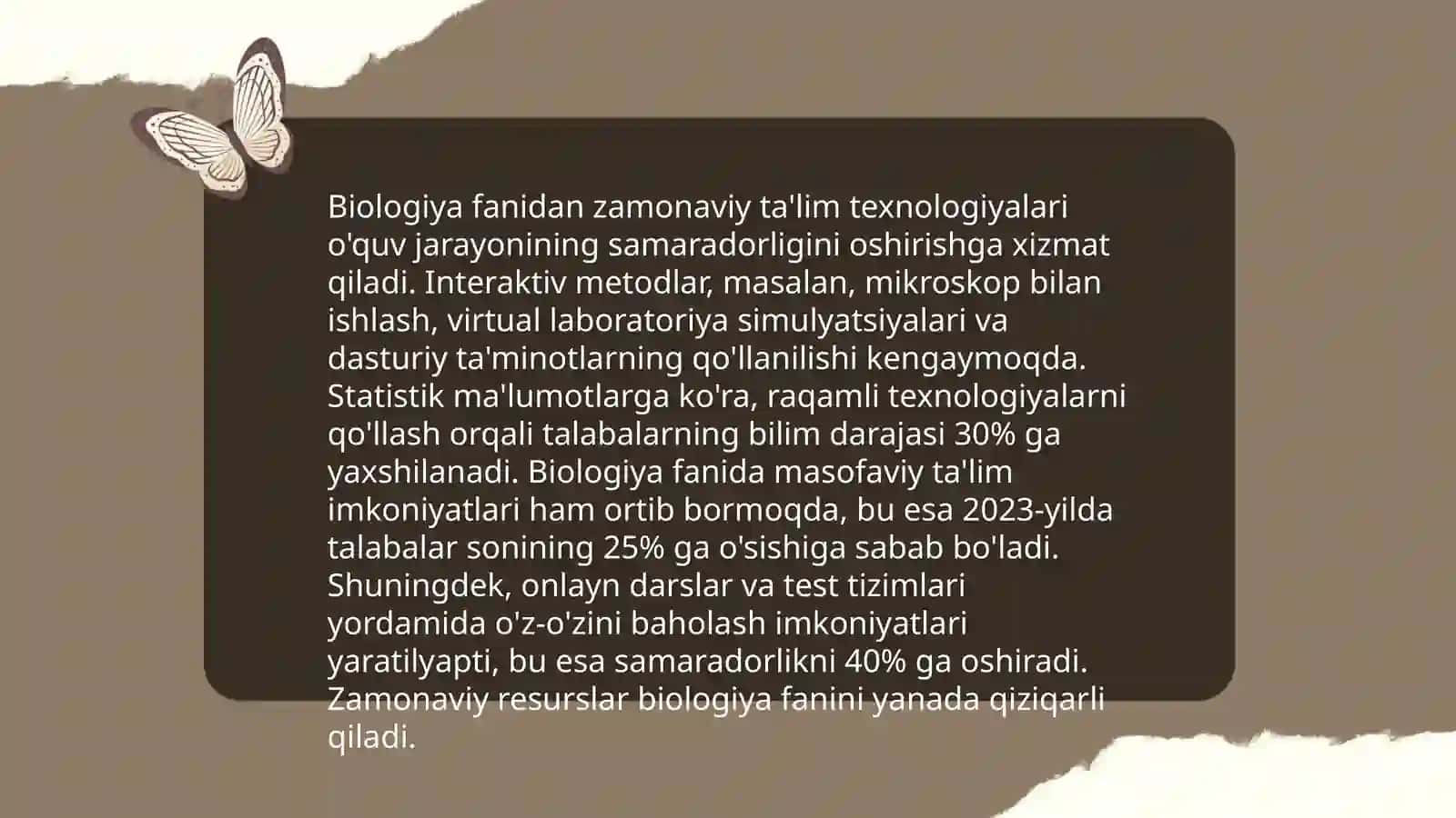 Biologiyani oqitishda ta'lim va tarbiyaning òrni 4