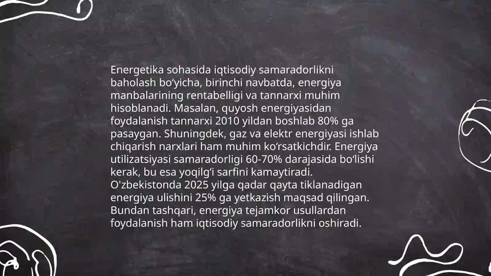 Energetika sohasida investitsiya loyihalarini boshqarish strategiyalari 4