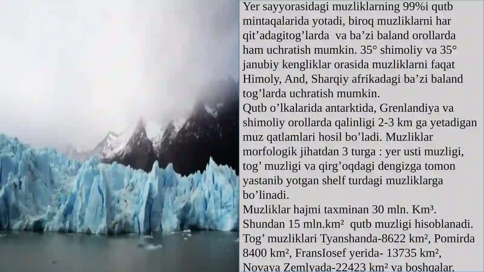 MUZLIK-DONLAR VA MUZLOQLAR 4