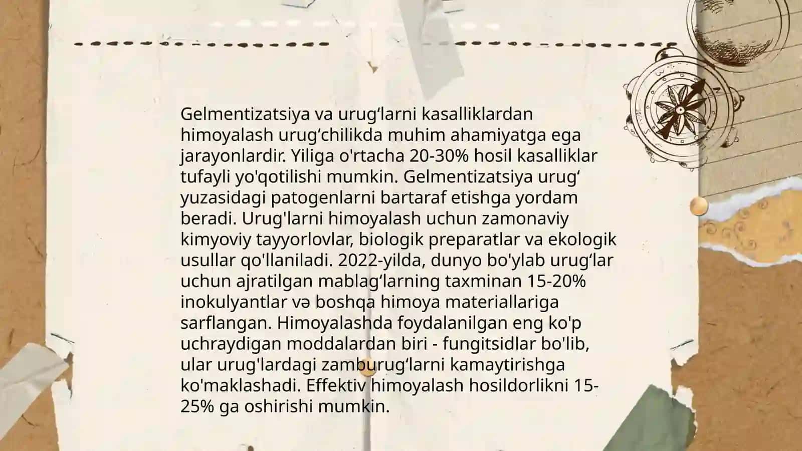 Sabzavot va poliz ekinlarini urugʻlarini ekishga zamonaviy texnologiya asosida tayyorlash 4