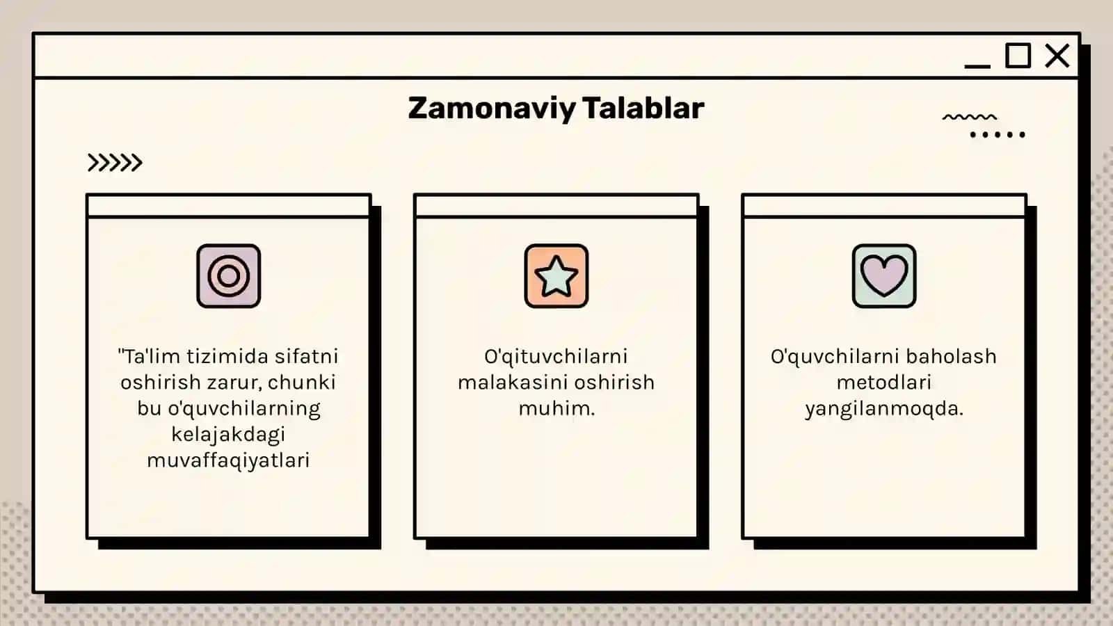 Pedagogik Kvalimetriya Fanining Zamon Talablariga Mosligi 4