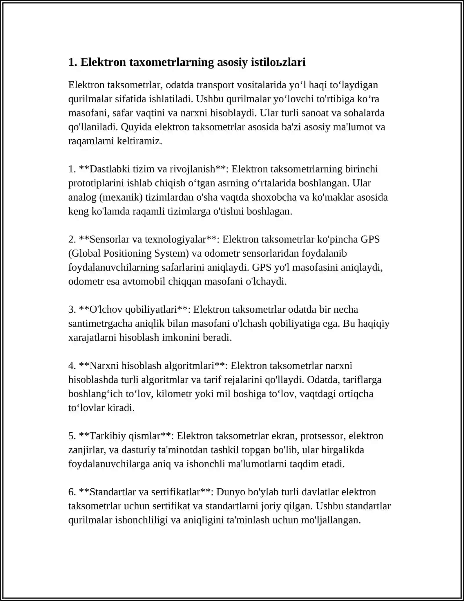 ELEKTRON TAXEOMETRLARNING KONSTRUKTIV XUSUSIYATLARI 4