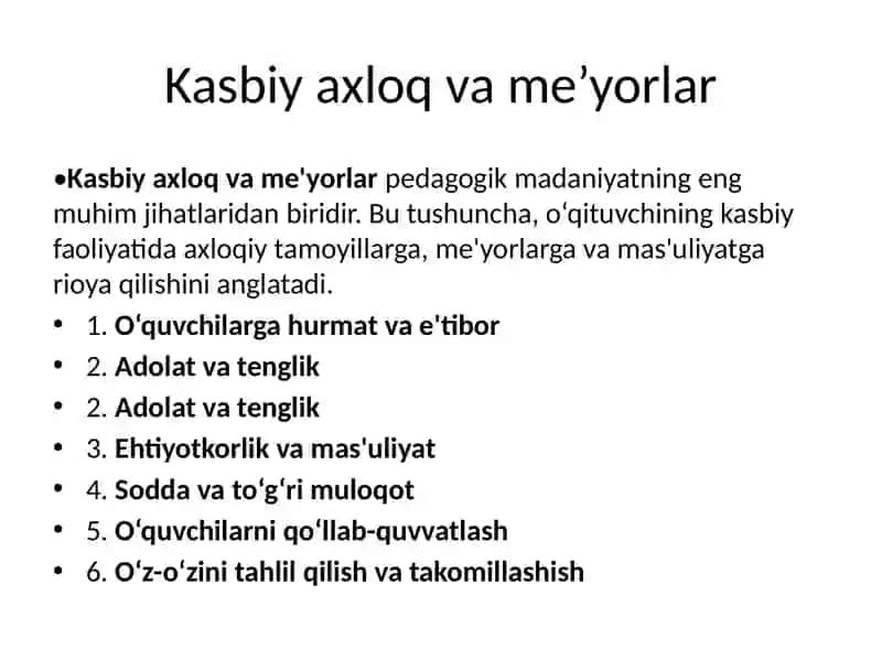 Kasbiy Pedagogik Madaniyat 4
