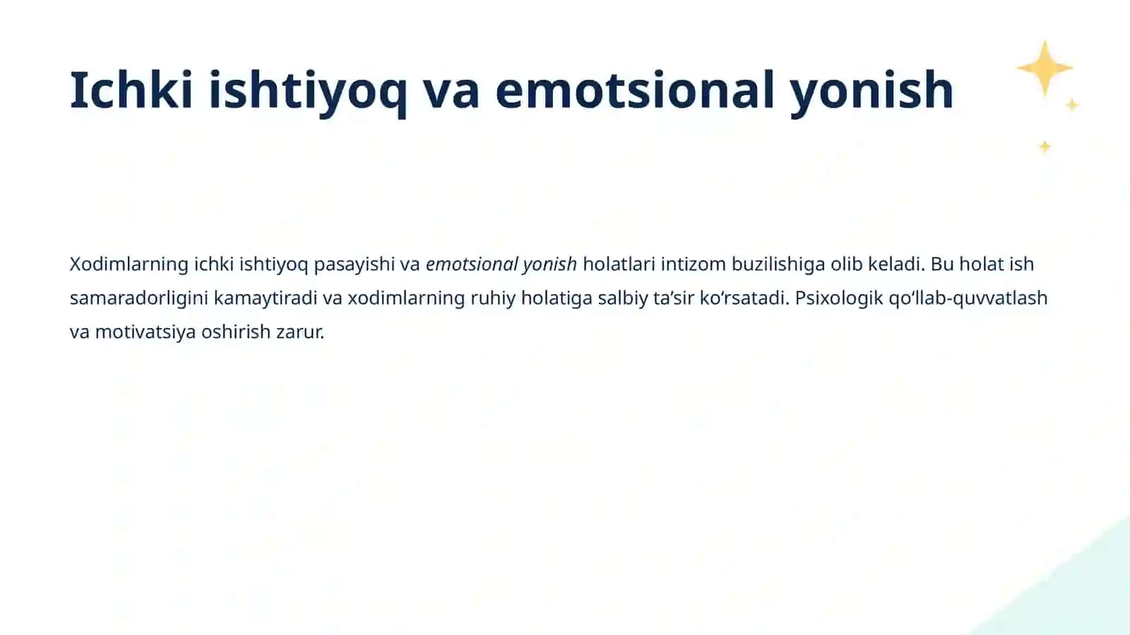 Intizom Muammolari 4