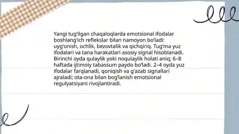 Emotsional rivojlanish va uning ontogenezdagi õzgarishlari 4